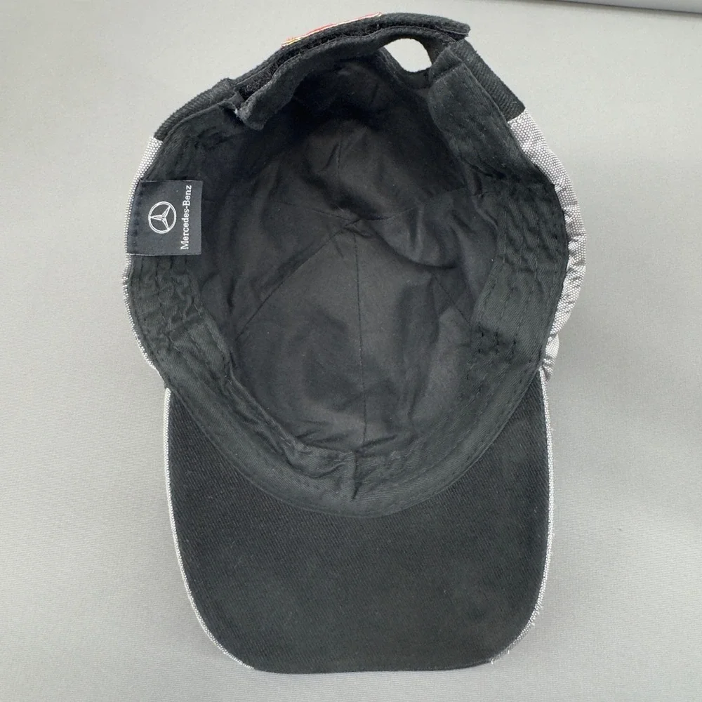 Mercedes-Benz Team McLaren F1 Juan Montoya Racing Hat‎ Black Silver Adjustable